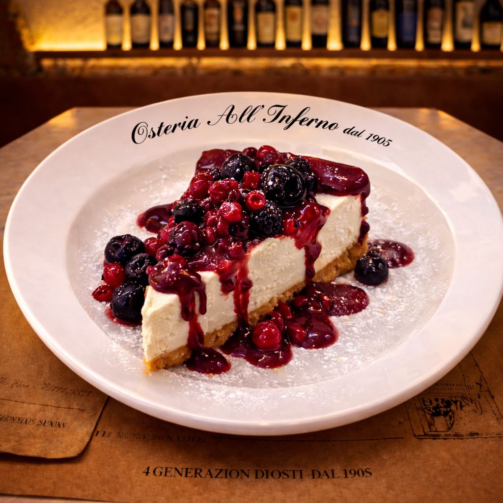 CHEESECAKE AI FRUTTI DI BOSCO 